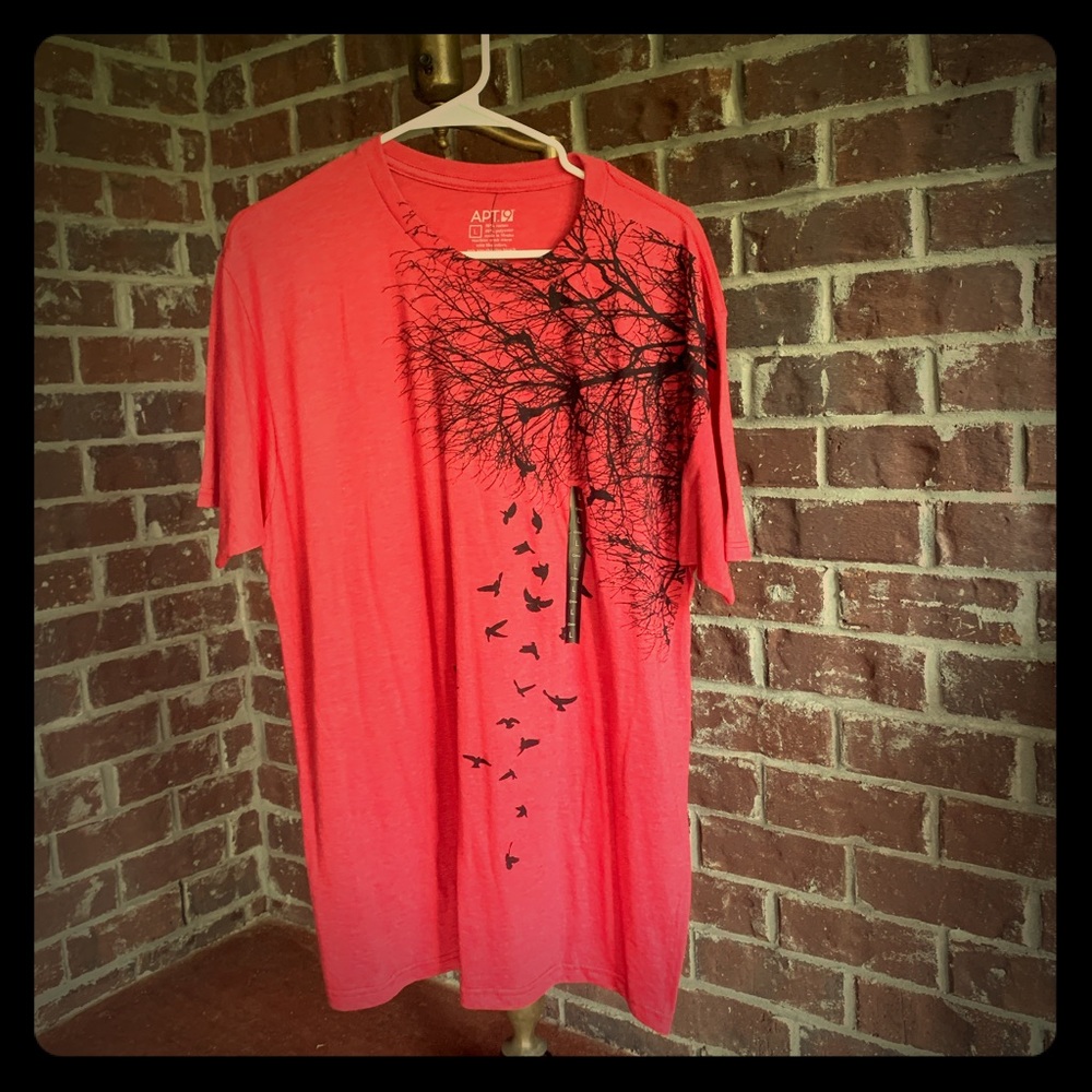 Men’s red apt 9 tshirt